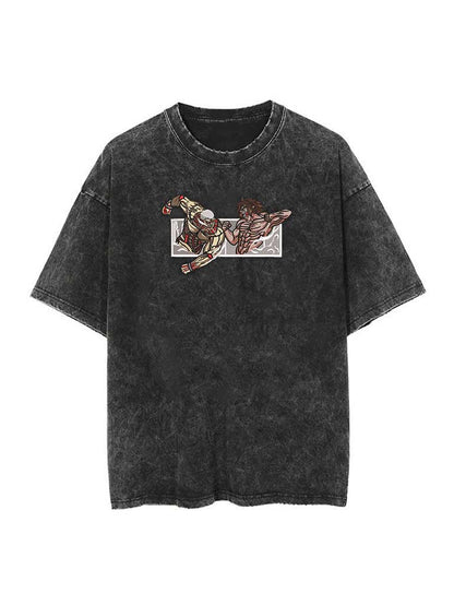 Titan Strike Stickerei-T-Shirt