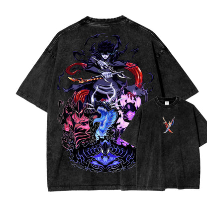 Solo Leveling Unisex T-Shirt (verwaschen) 2502009647
