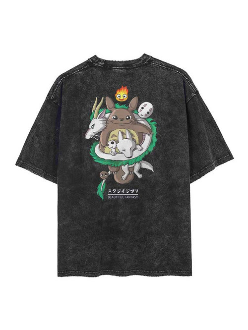 Spirited Away V2 2-seitiges Vintage-T-Shirt