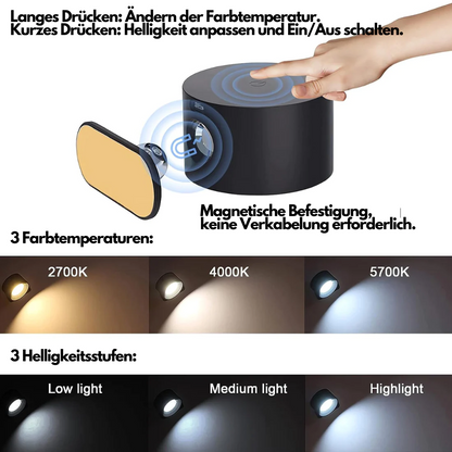 Hypberlin LED-Wandleuchte, kabellos