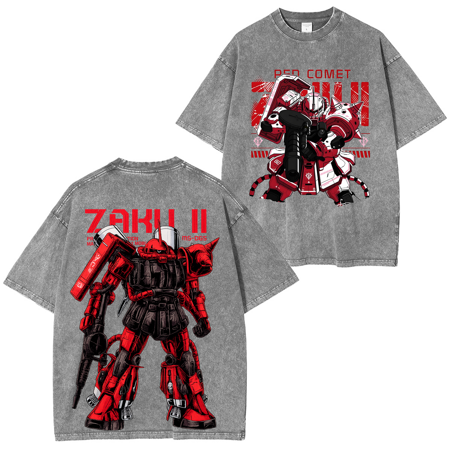 Gundam Vintage Unisex Washed T-Shirt