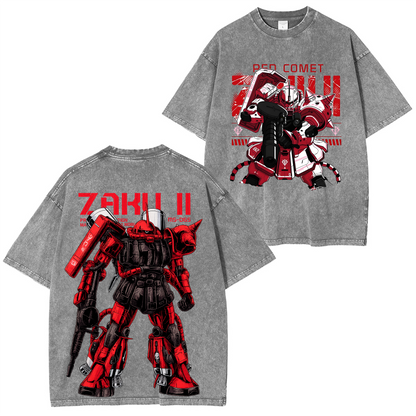 Gundam Vintage Unisex Washed T-Shirt