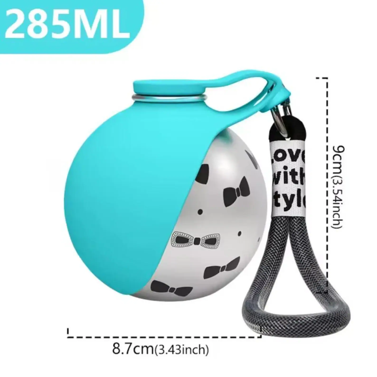 One-Hand Press Pet Hydration Dispenser (285ml)