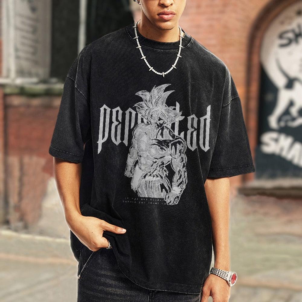 Goku Perfected Vintage T-Shirt Herren | Dragon Ball Super