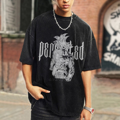 Goku Perfected Vintage T-Shirt Herren | Dragon Ball Super