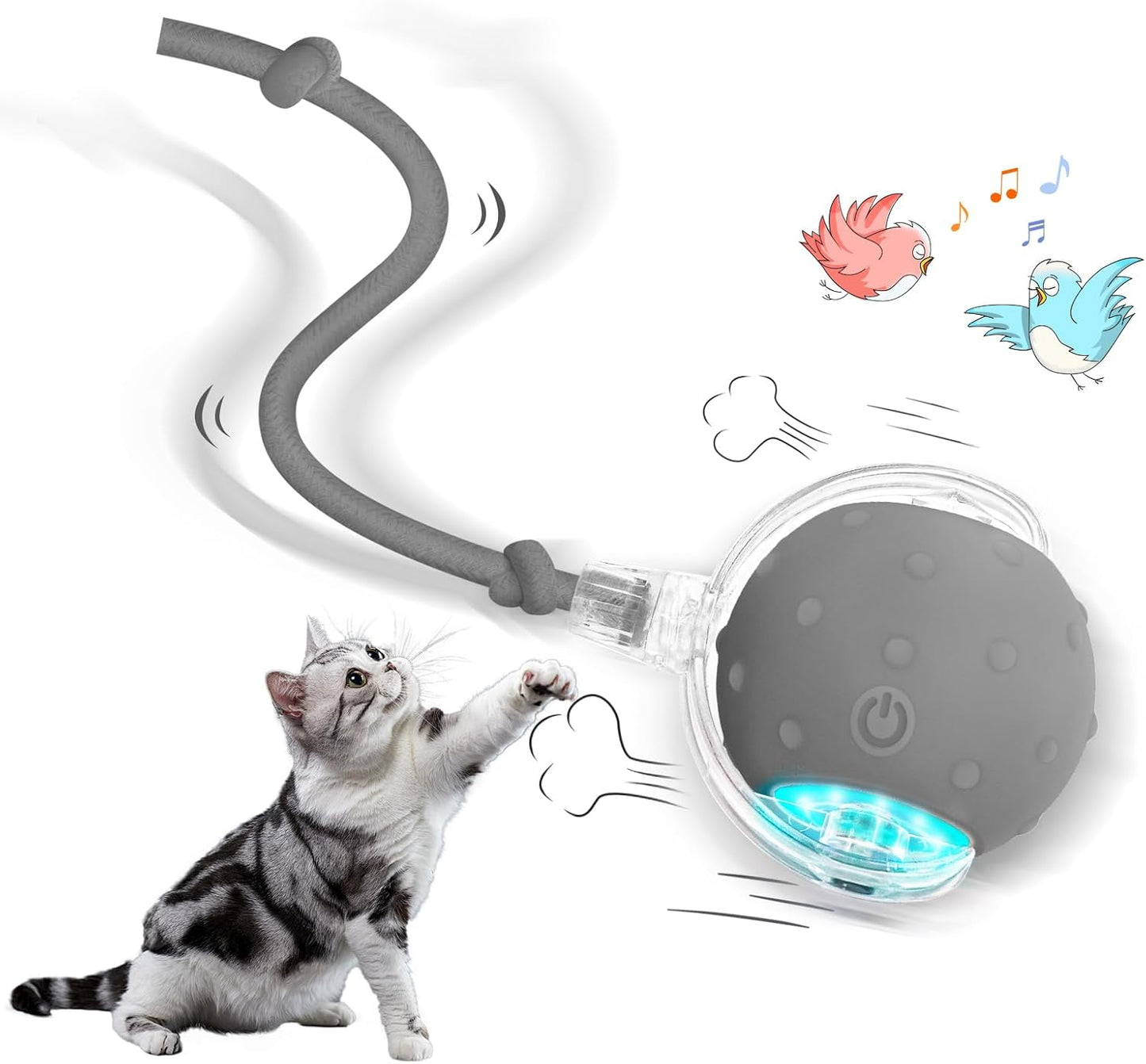 Interactive Rechargeable Cat Toy