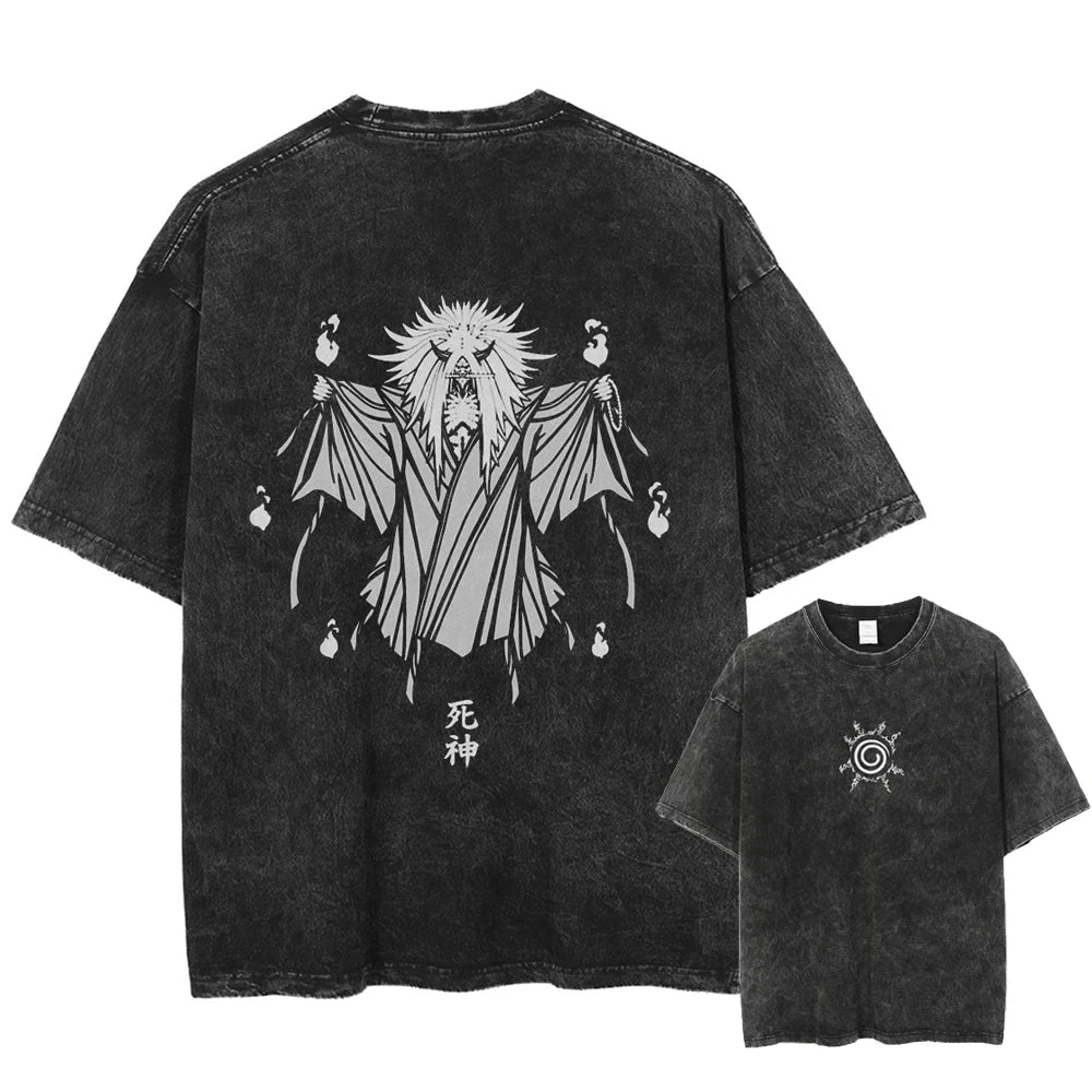 Anime Motiv Berserk Guts - Washed Vintage T-Shirt Herren Ver. 4