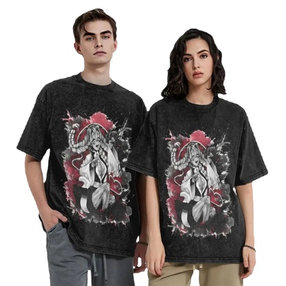 Demon Slayers - Anime Motiv Washed Vintage Tee