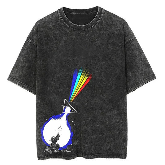 Dragon Ball KAMEHAMEHA Washed Vintage Oversize T-Shirt Herren - Anime Motiv Streetwear