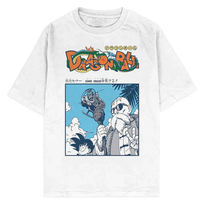 Dragon Ball Sifu Washed Vintage Oversize T-Shirt Herren - Anime Motiv Streetwear