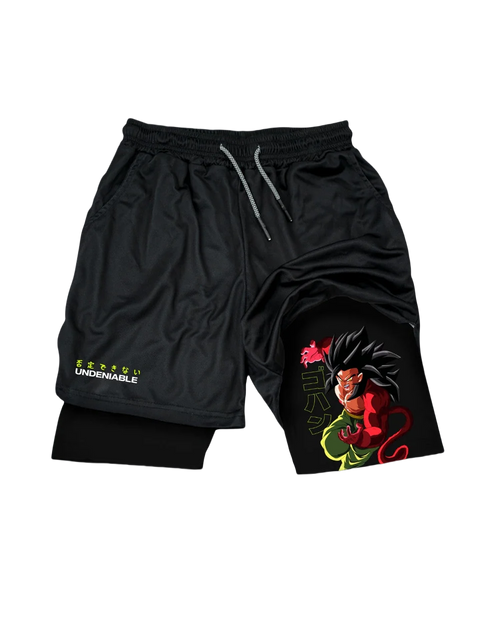 Dragon Ball Super Saiyan Goku Performance Shorts
