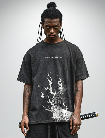 Demon Form Asta Vintage-T-Shirt