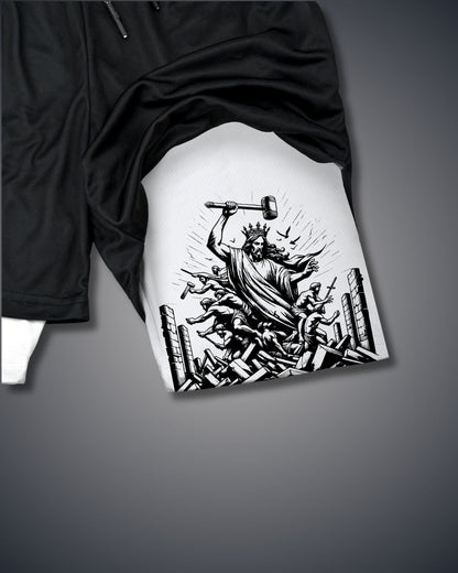 Jeremia 51:20 Waffe des Krieges Performance Shorts