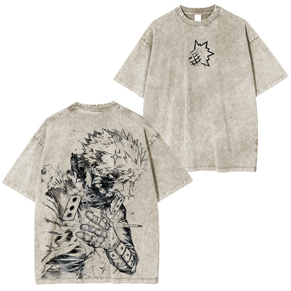 Katsuki Bakugo, My Hero Academia Anime Washed Unisex T-Shirt