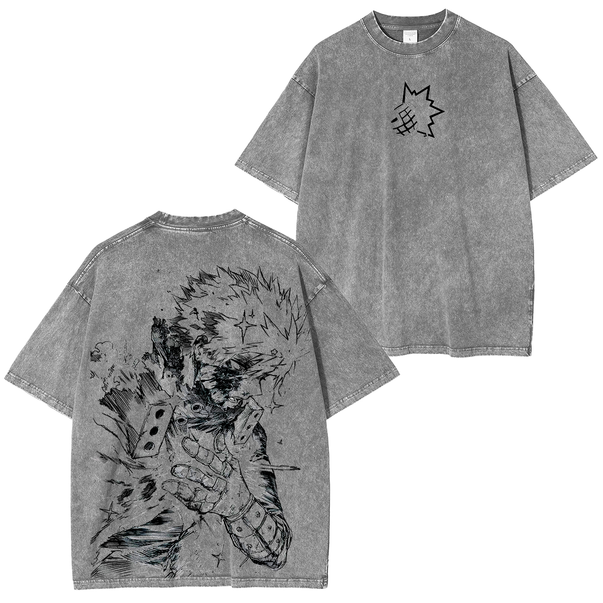 Katsuki Bakugo, My Hero Academia Anime Washed Unisex T-Shirt