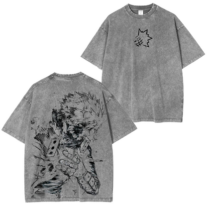 Katsuki Bakugo, My Hero Academia Anime Washed Unisex T-Shirt
