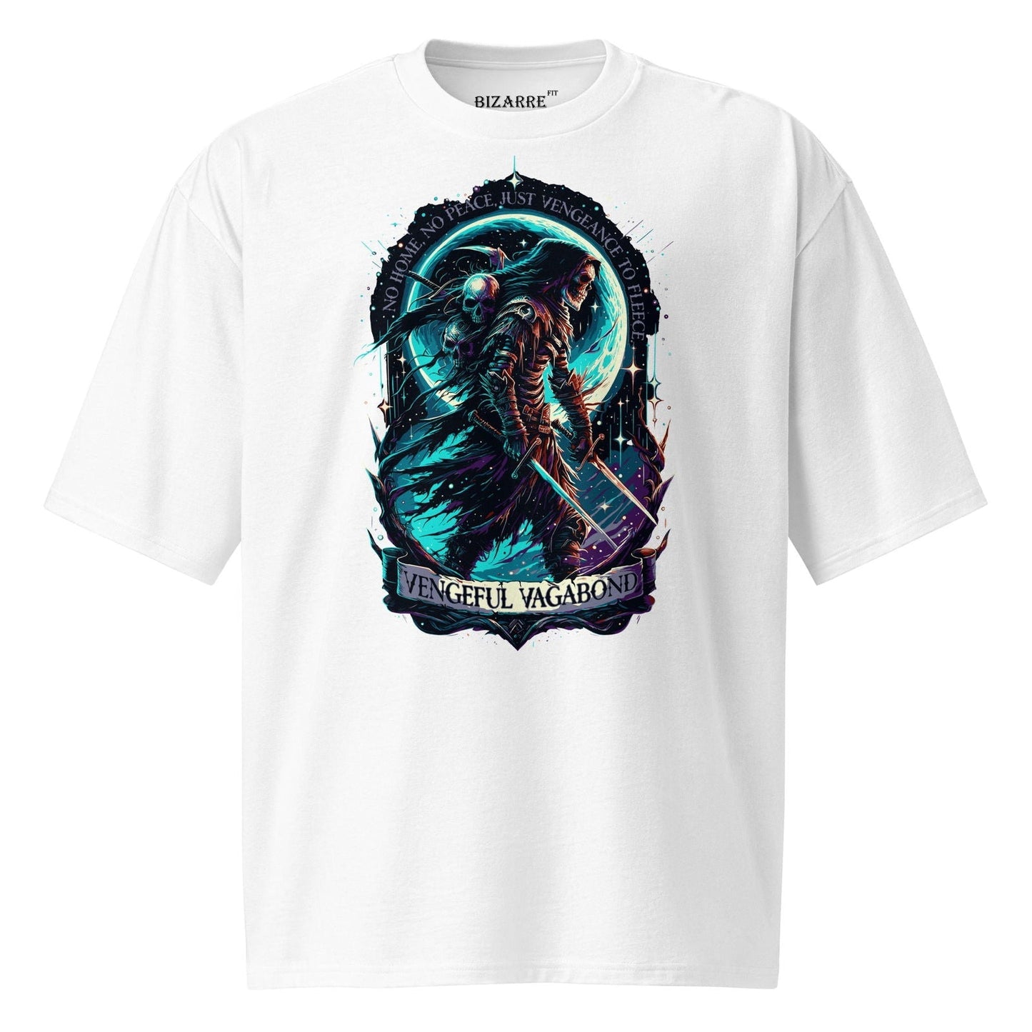 Oversized Heavyweight T-Shirt Herren - Vengeful Vagabond