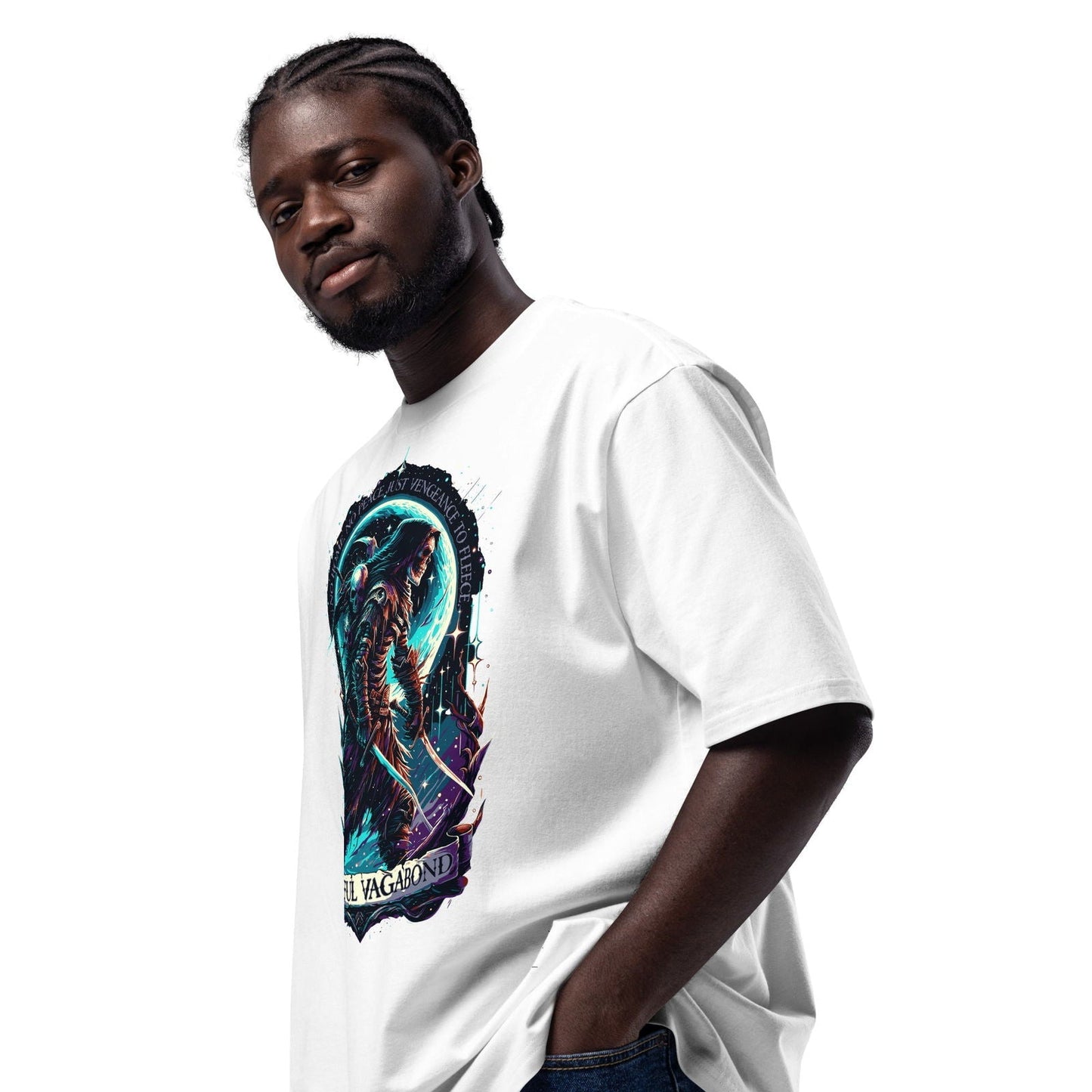Oversized Heavyweight T-Shirt Herren - Vengeful Vagabond