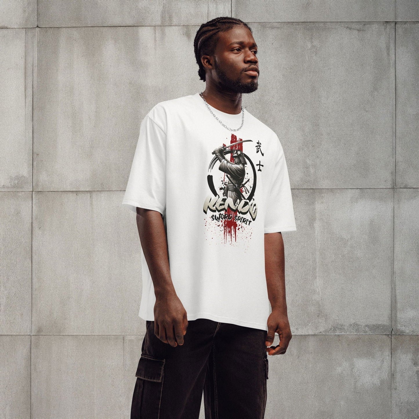 Oversized Heavyweight T-shirt - Kendo Sword Spirit