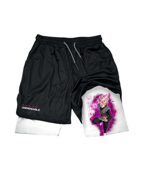Dragon Ball Rose Goku White Performance Shorts