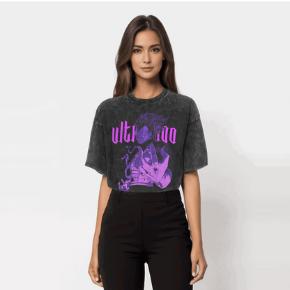 Ultra Ego Dragon Ball Washed Vintage Oversize T-Shirt Herren - Anime Motiv Streetwear
