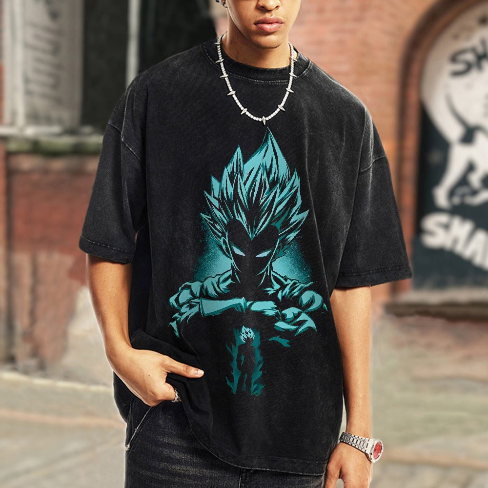 Goku Black Vintage T-Shirt Herren | Dragon Ball Super