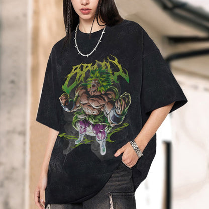 BROLY Vintage T-Shirt Herren | Dragon Ball Super