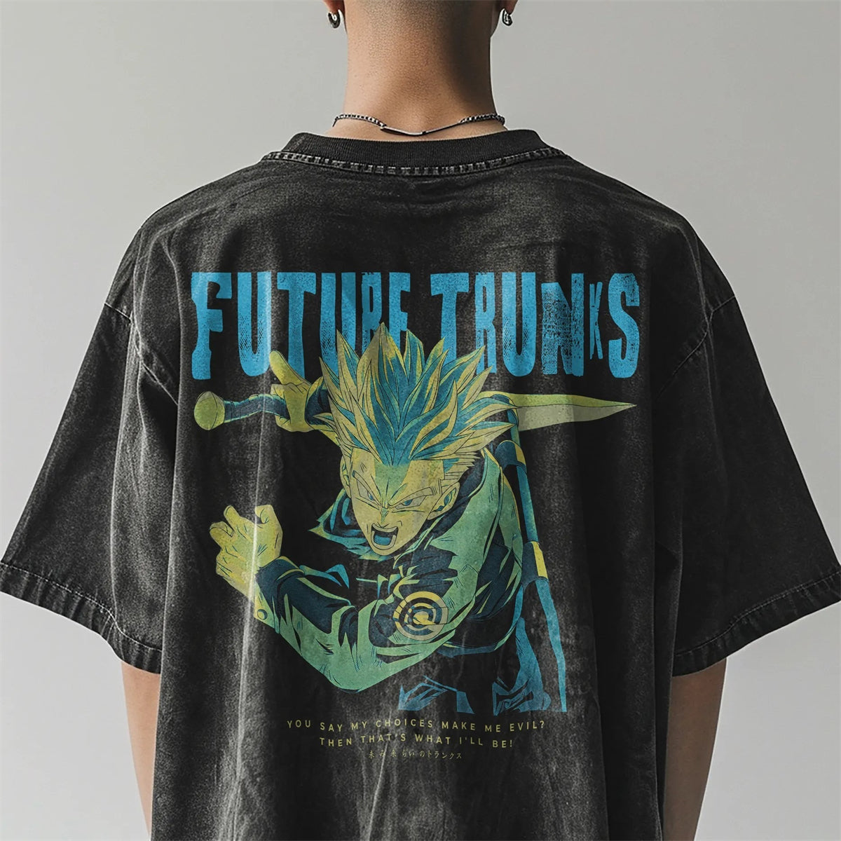 Future Trunks Vintage T-Shirt Herren | Dragon Ball Super