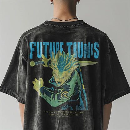 Future Trunks Vintage T-Shirt Herren | Dragon Ball Super