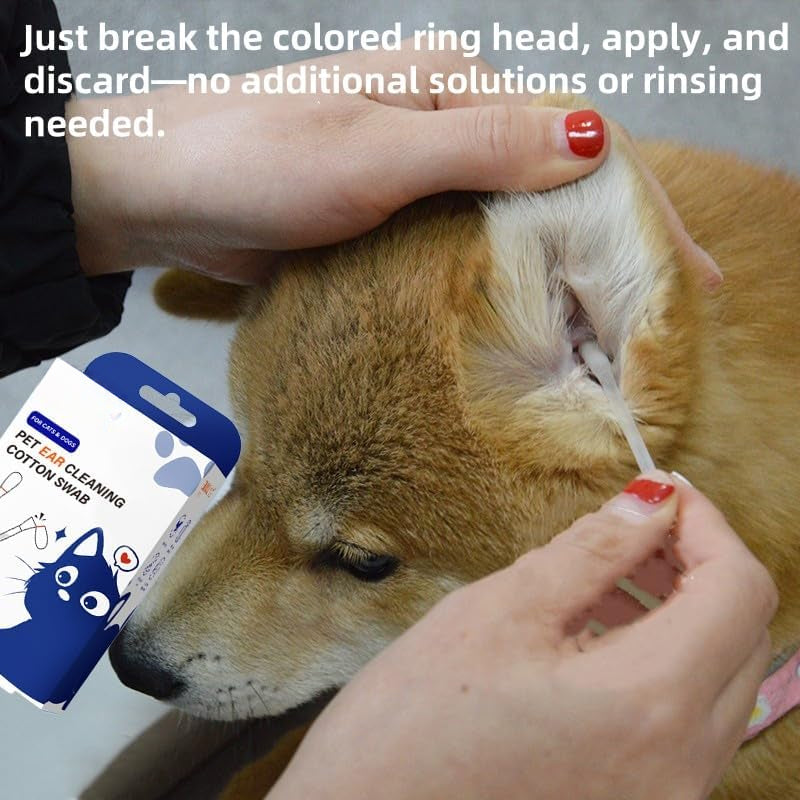 All-in-One Pet Ear Cleaning Swabs