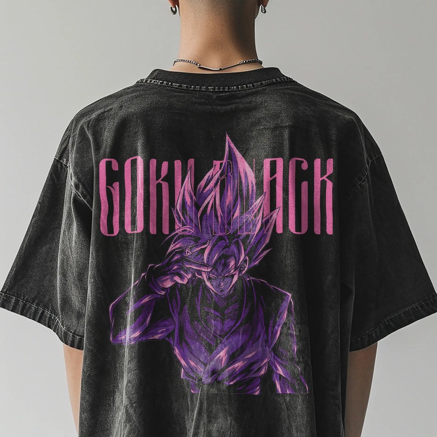 Goku Black Vintage T-Shirt Herren | Dragon Ball Super