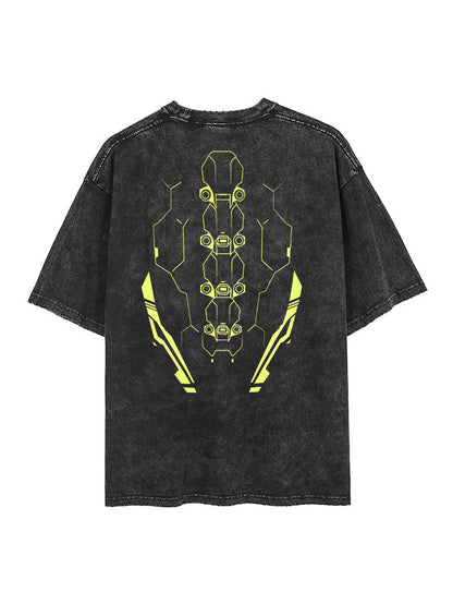 Sandevistan Speedware 2-seitiges Vintage T-Shirt