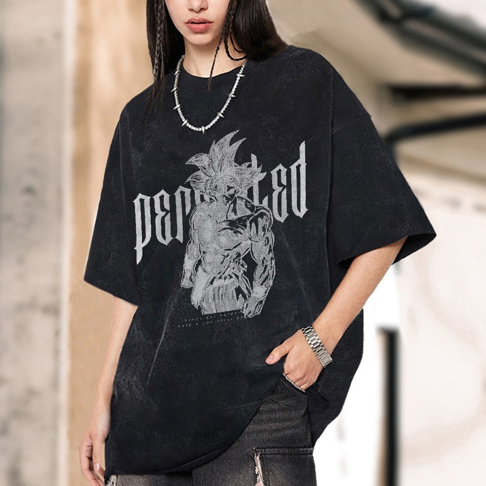 Goku Perfected Vintage T-Shirt Herren | Dragon Ball Super