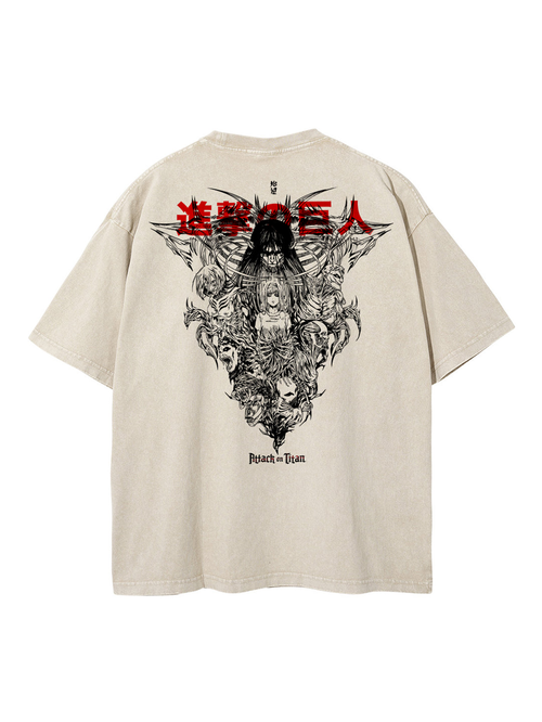 2-seitiges Vintage-T-Shirt „AoT Freedom“