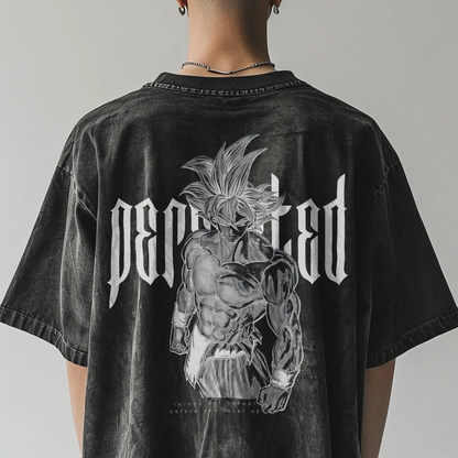 Goku Perfected Vintage T-Shirt Herren | Dragon Ball Super