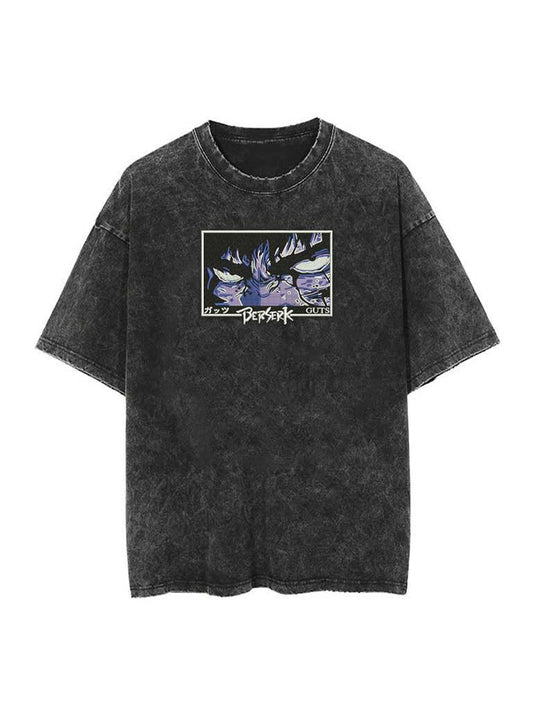 Berserk-Stickerei-T-Shirt