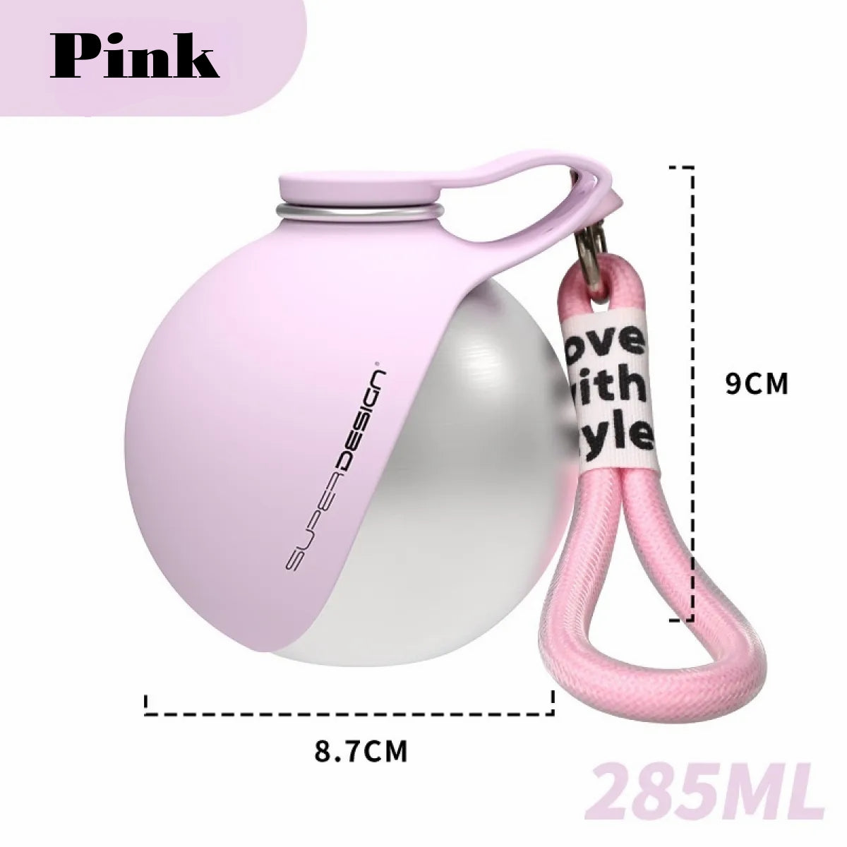 One-Hand Press Pet Hydration Dispenser (285ml)