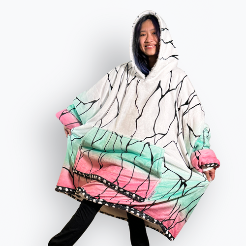 Shinobu Kuschelpullover mit Decke