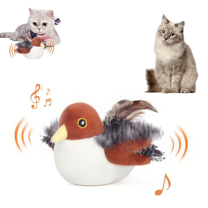 YoPoll Interactive Chirping Bird Cat Toy