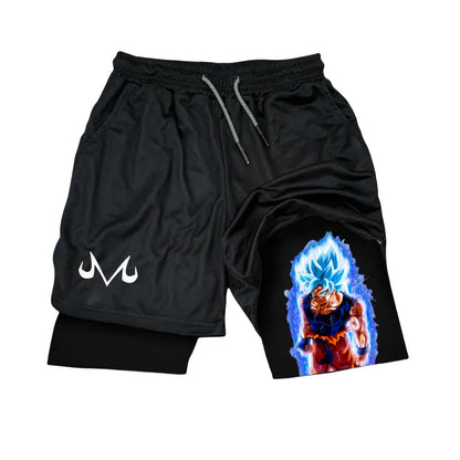 Dragon Ball Z Goku Blue Performance Shorts