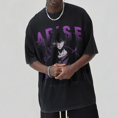 Arise Vintage T-Shirt Herren | Solo Leveling